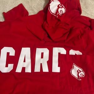 Pink louisville cardinal hoodie, from PINK size L